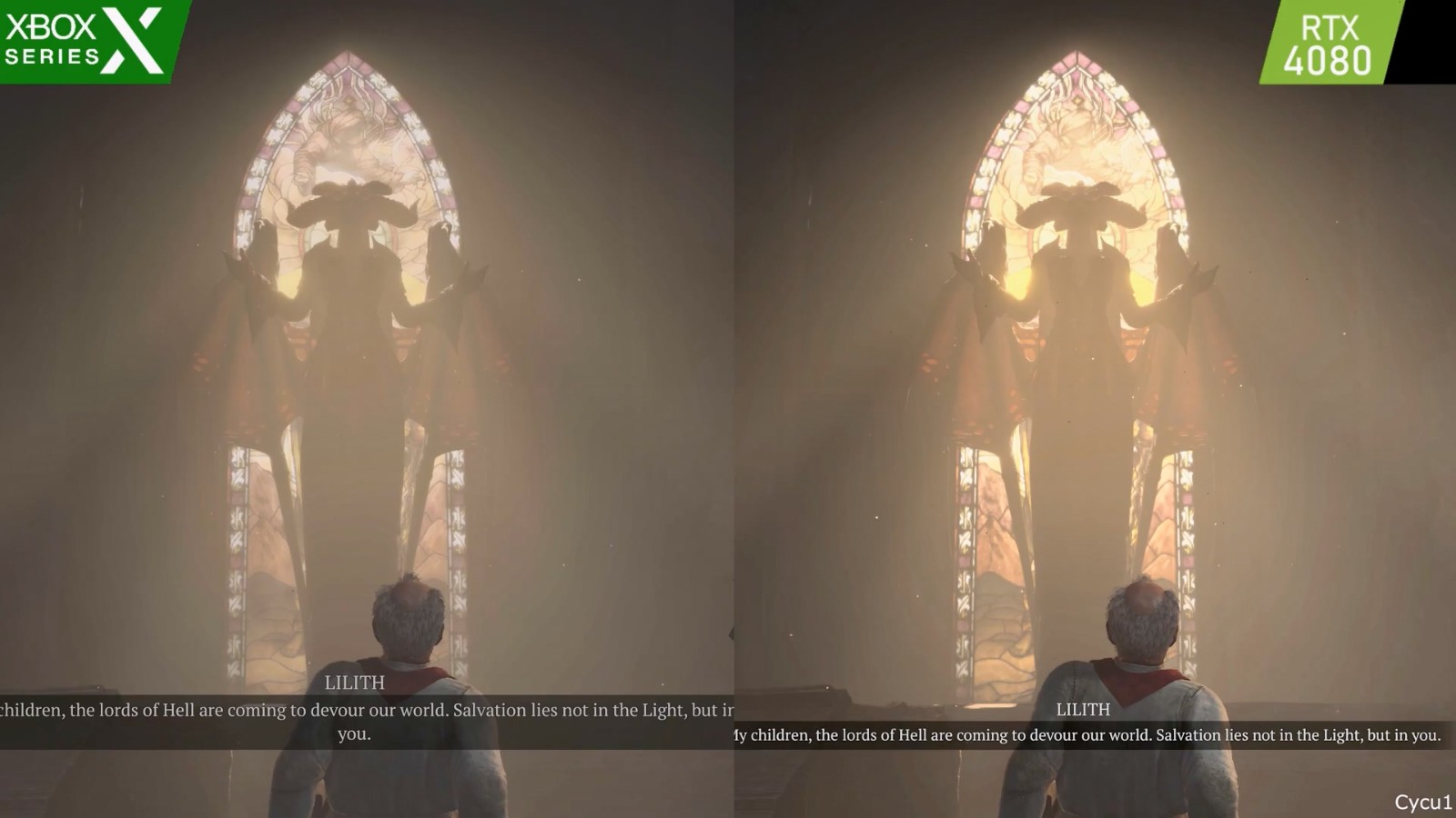 《暗黑破坏神4》XSX和RTX 4080画面对比
