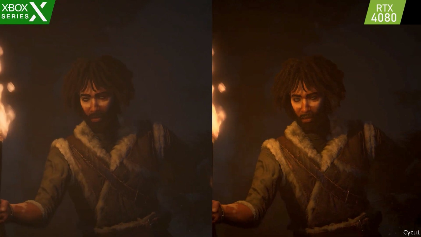 《暗黑破坏神4》XSX和RTX 4080画面对比