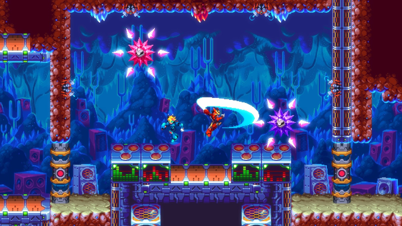 仿洛克人肉鸽动作《30XX》steam发售 限时8折优惠