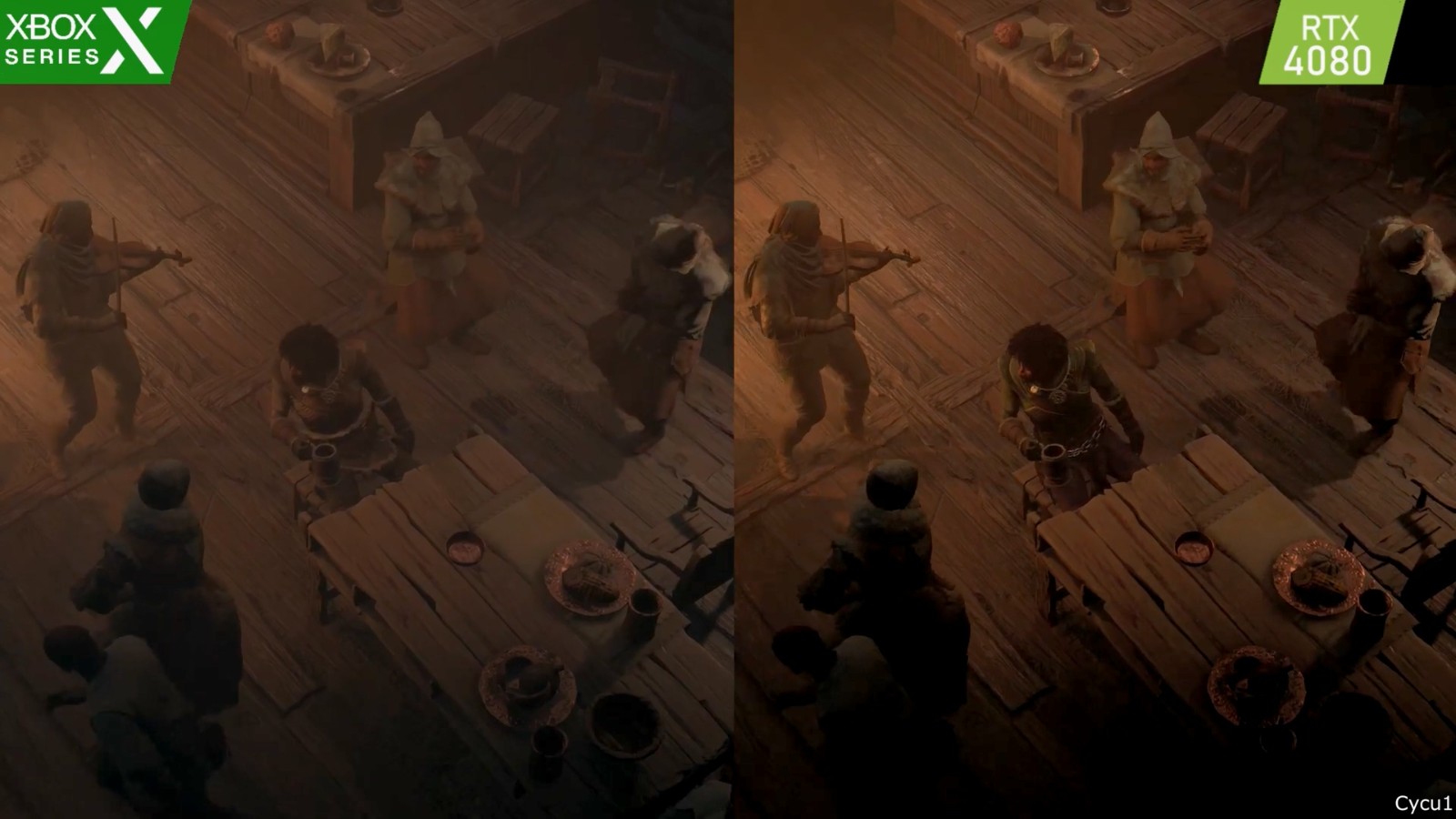《暗黑破坏神4》XSX和RTX 4080画面对比