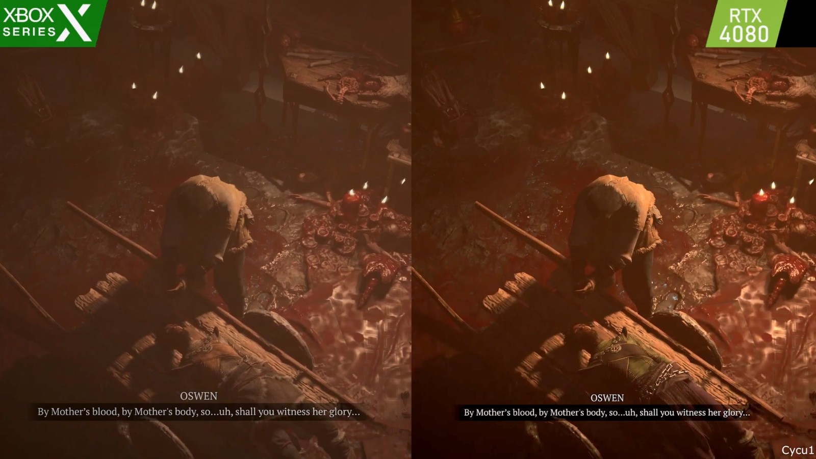 《暗黑破坏神4》XSX和RTX 4080画面对比